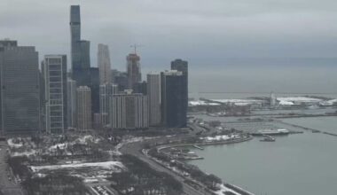 Chicago weather: Cold temps remain as snow tapers off this afternoon
