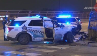 Chicago police officers, driver hurt in South Side crash