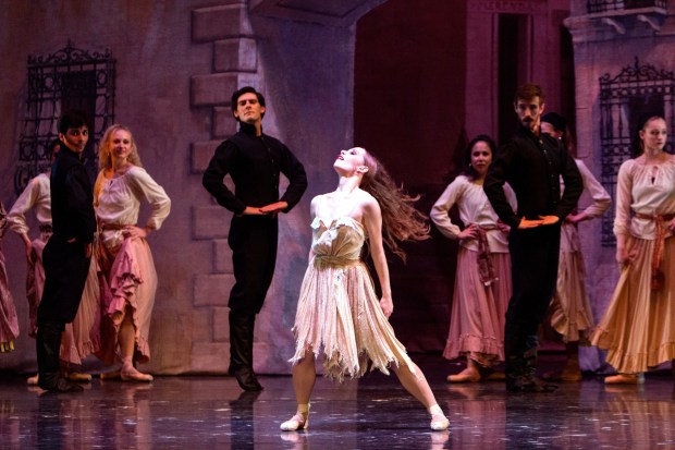 Ballerina Ariana Gonzalez played the title role in City Ballet of San Diego's "Carmen" last May at the California Center for the Arts, Escondido. (Chelsea Penyak)