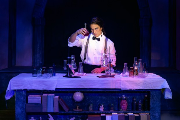 Richard Bermudez as Dr. Henry Jekyll in San Diego Musical Theatre's "Jekyll & Hyde." (Karli Cadel)