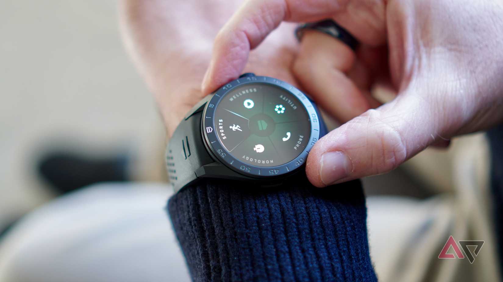 The menu system on the Tag Heuer Connected Calibre E5