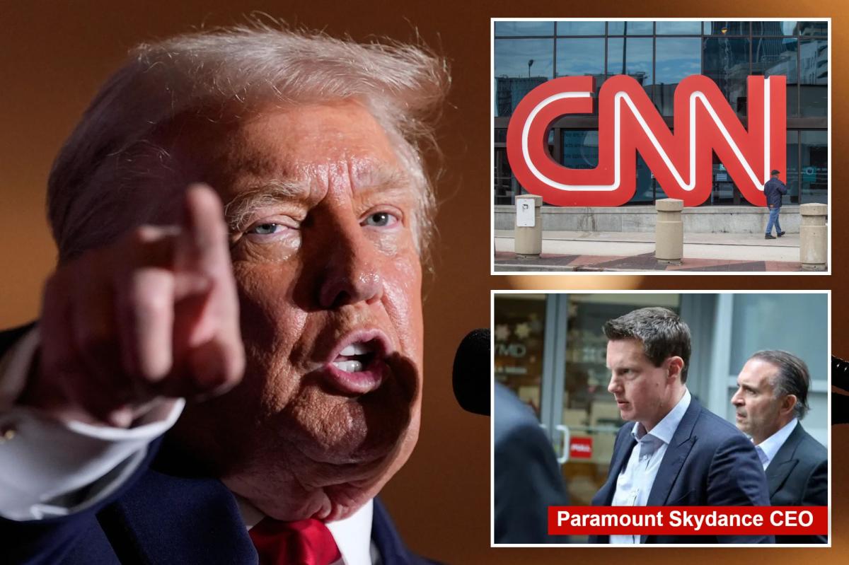 Exclusive | Trump says he wants a new owner for CNN as part of any sale of Warner Bros. Discovery