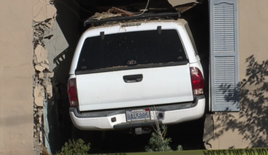 Woman killed, husband detained after vehicle crashes into Clairemont home