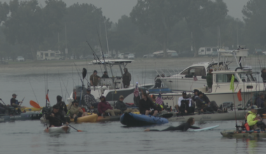 Beloved San Diego fisherman remembered with paddle out memorial at Fiesta Island