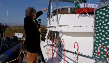 Inside the prep for the La Posada Boat Parade