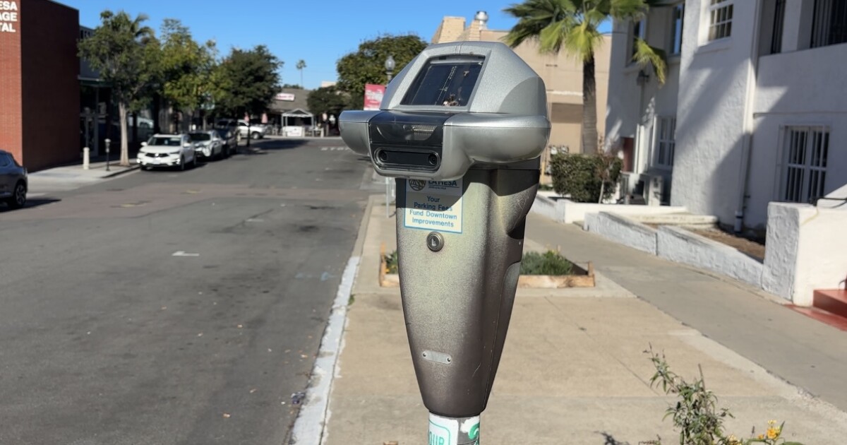 La Mesa’s parking meter rate to double starting Jan. 1