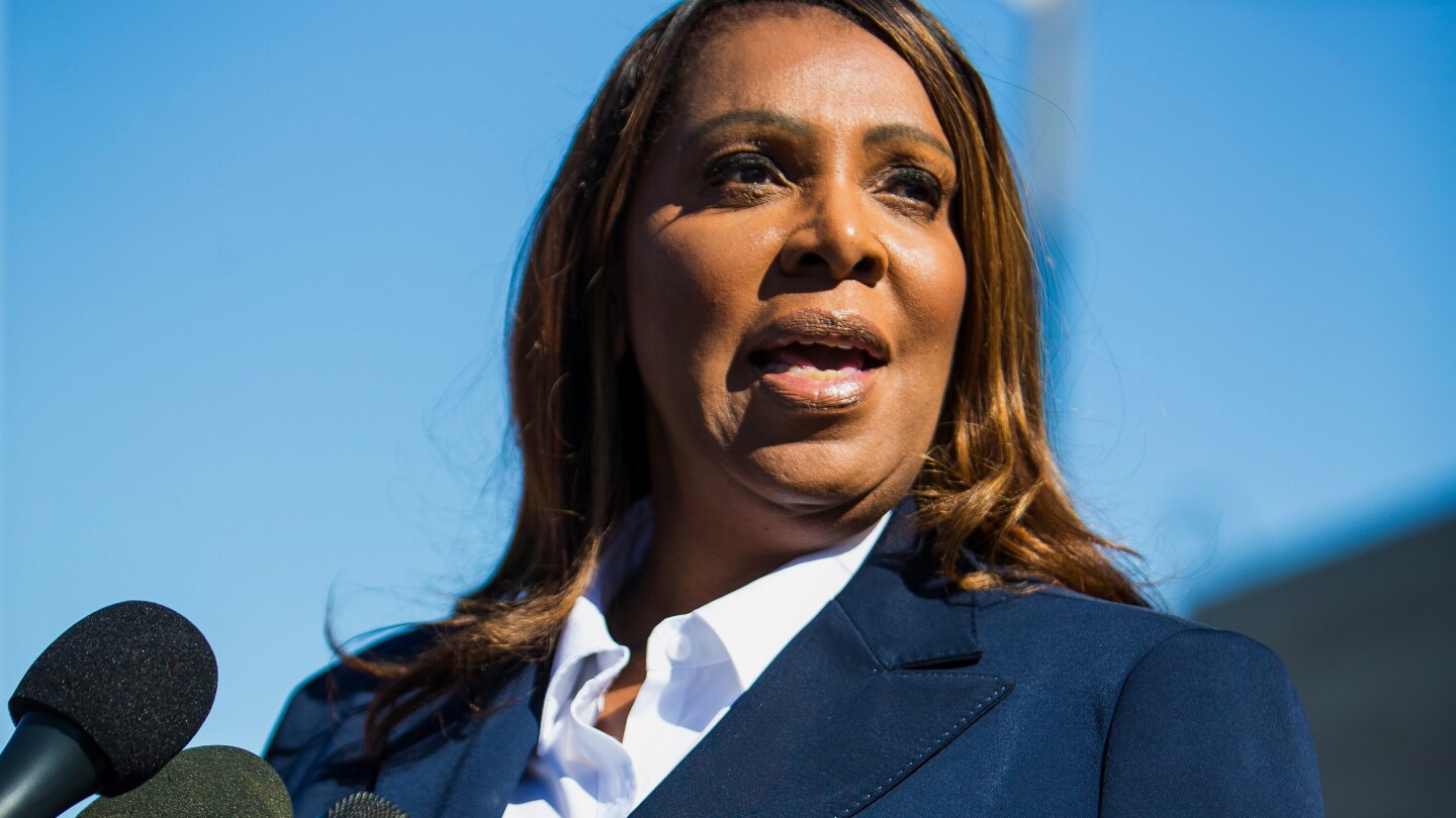 Justice Department again fails to re-indict Letitia James, AP sources say