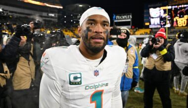 Dolphins benching Tua Tagovailoa for rookie Quinn Ewers