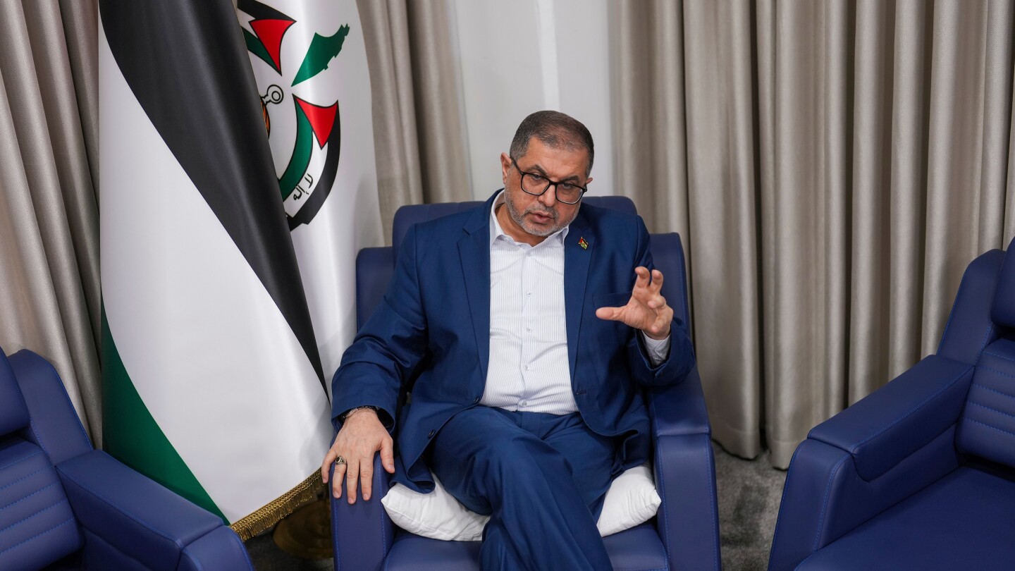 Hamas official says the group ready to discuss 'freezing or storing' its weapons