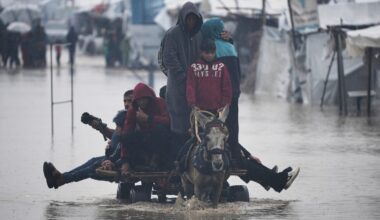 Palestinians left cold and soaked by winter storm hitting Gaza