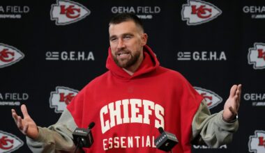 Travis Kelce's emotional night at Arrowhead Stadium may be his last with retirement decision looming