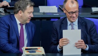 German parliament approves pension package after a rebellion in Merz's party