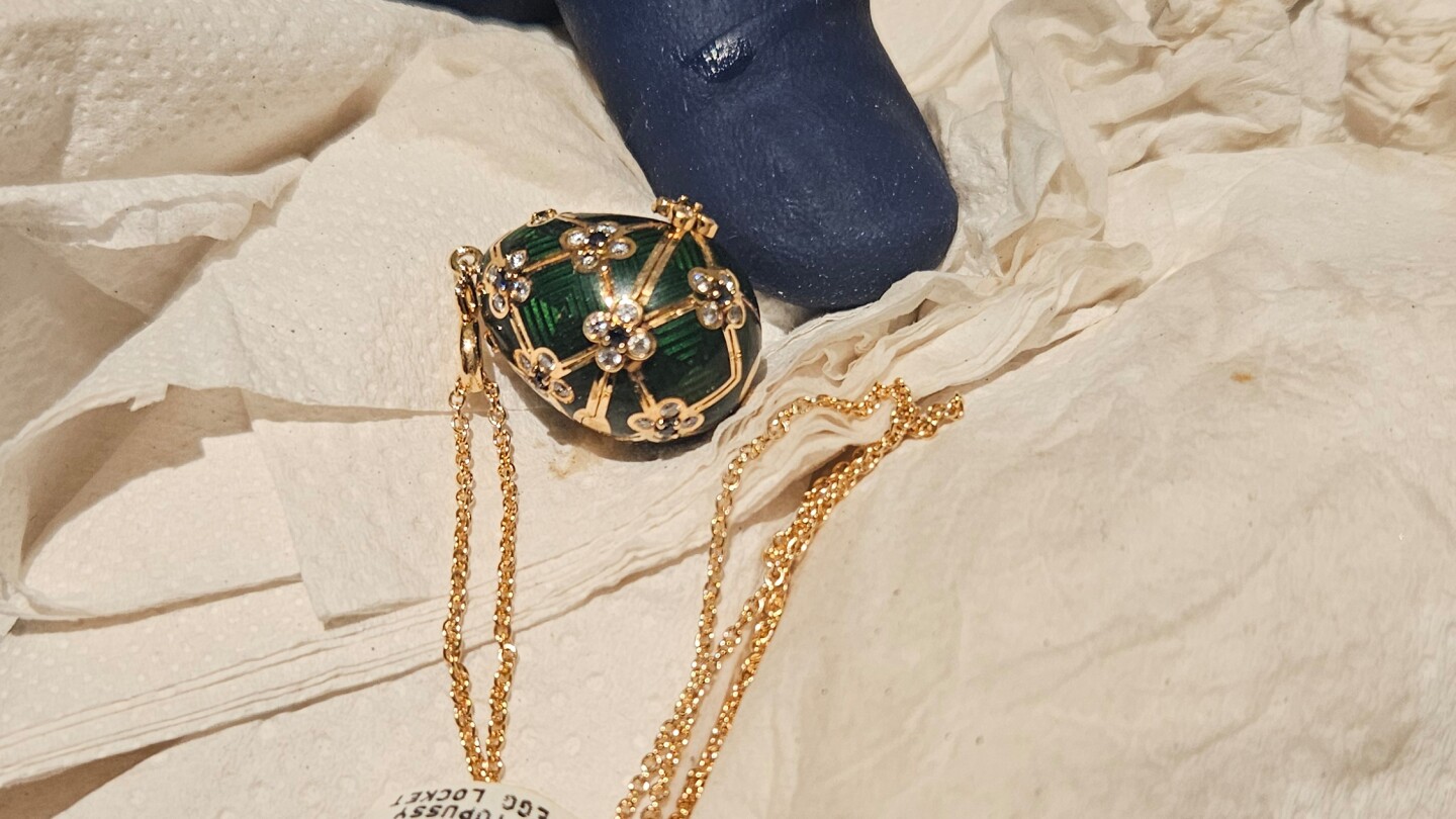 James Bond-inspired Fabergé pendant recovered after man swallowed it