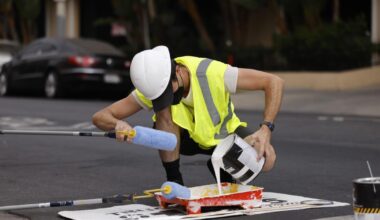 LAPD cite activists for painting Westwood crosswalk to improve safety
