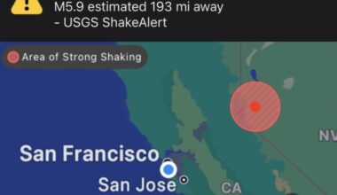 ShakeAlert sends false alarm about magnitude 5.9 earthquake