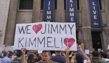 ‘We won, the president lost,’ Jimmy Kimmel says in Christmas message