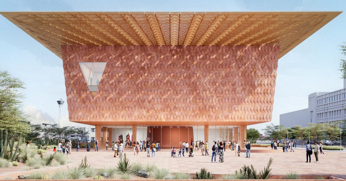 Architect Francis Kéré's design for the Las Vegas Museum of Art