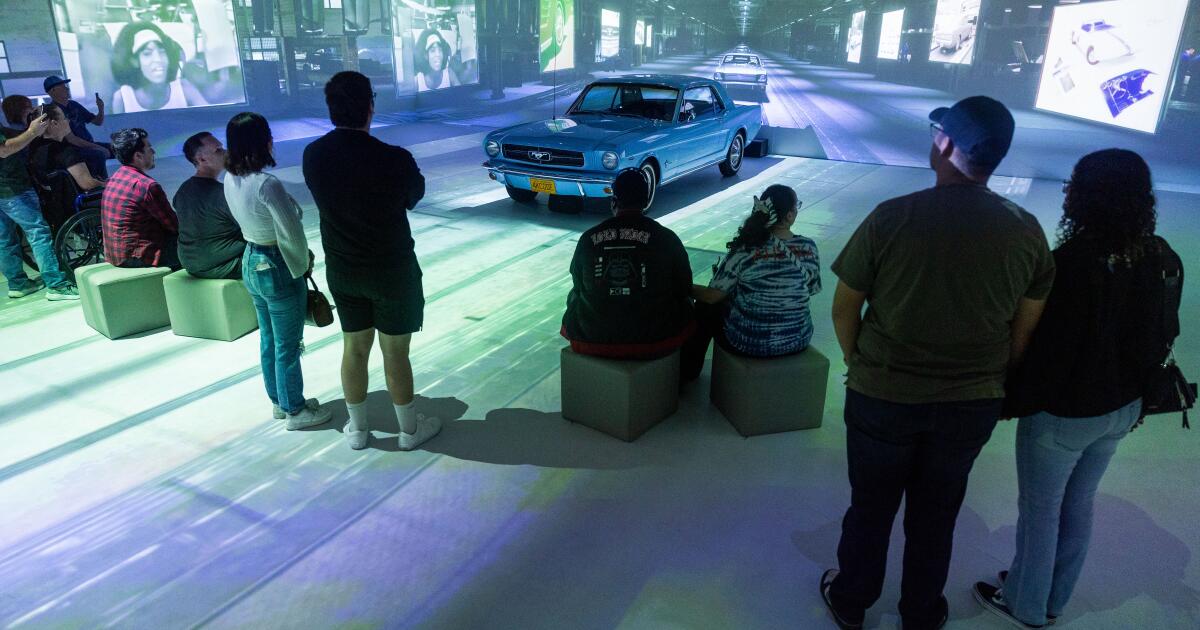 The Ford Mustang gets the theme park treatment in L.A.