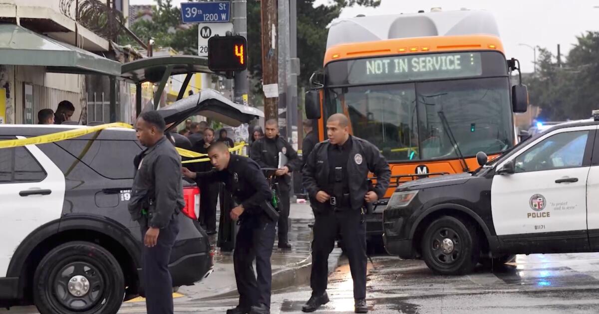 Person fatally shot on L.A. Metro bus in Exposition Park