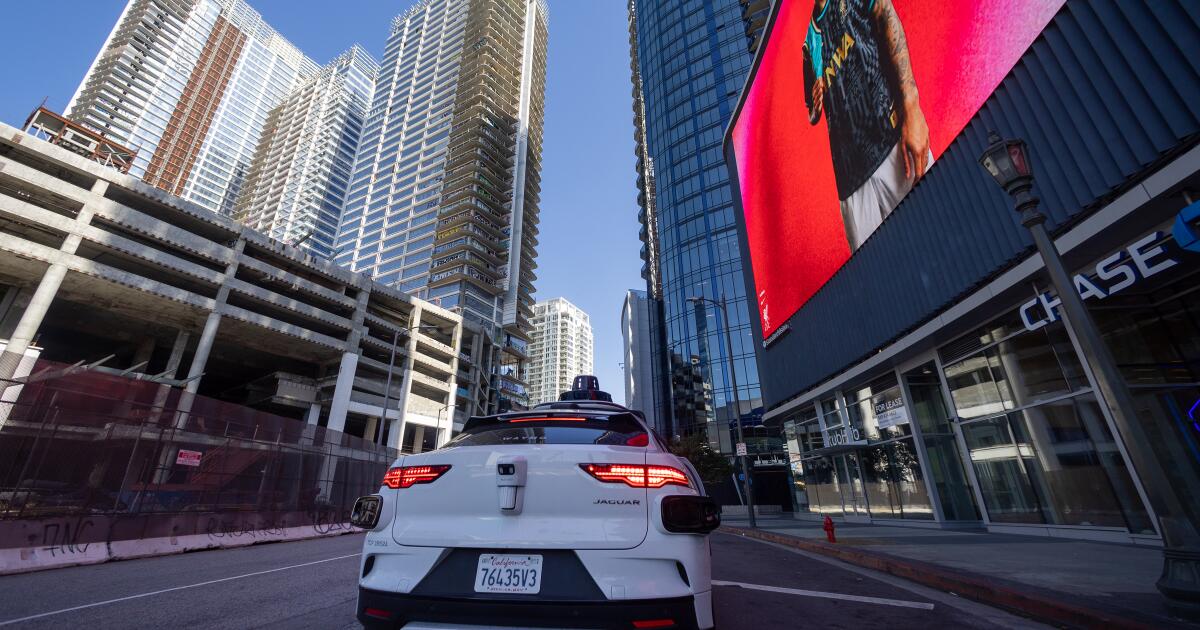 'Waymo problems': Man jumps into trunk of driverless taxi in L.A., gets stuck and is removed by police
