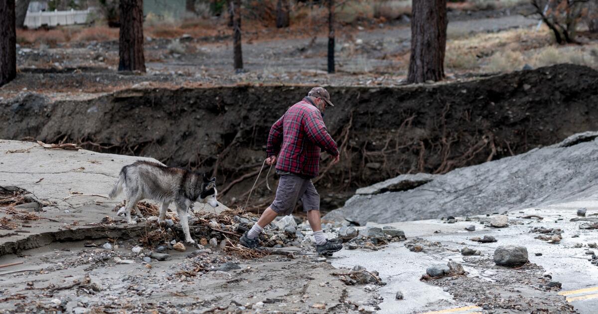 L.A. got a break from the rains during Christmas day, but flooding risks remain