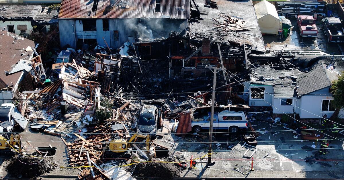 Dramatic explosion caught on video destroys homes, injures six