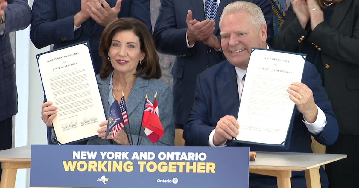 New York and Ontario sign historic nuclear energy agreement
