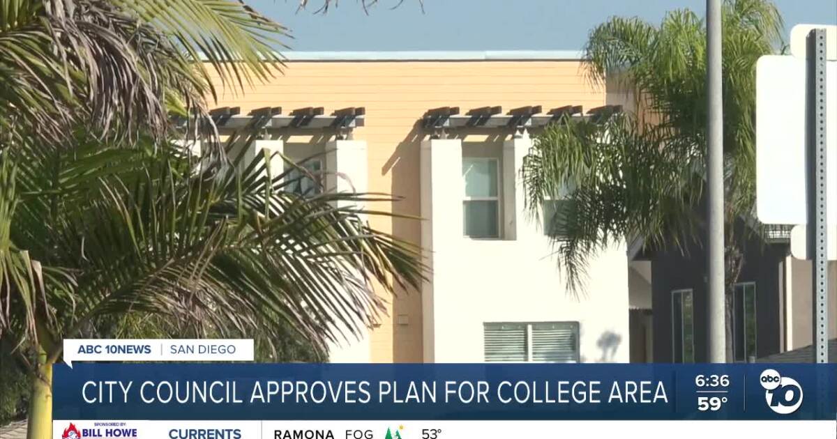 San Diego approves College Area housing plan