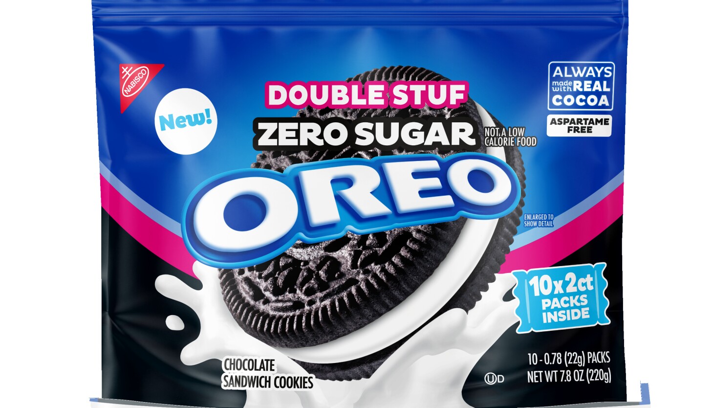 Chicago-based Mondelez said it's bringing zero-sugar Oreo cookies to the US