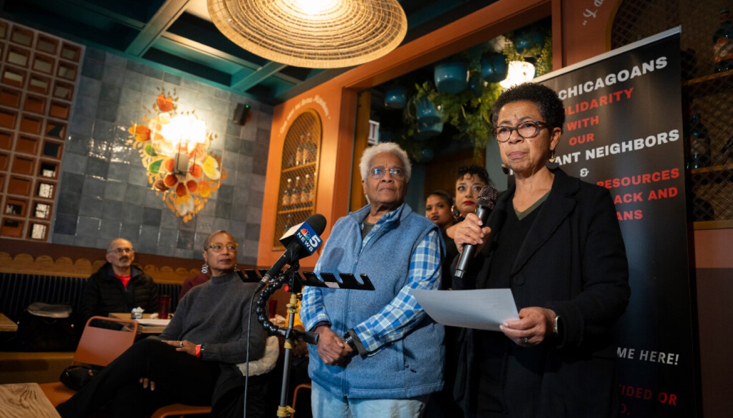 Black Chicagoans express solidarity with immigrants amid federal raids