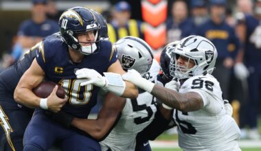 Justin Herbert underwent surgery on his left hand Monday