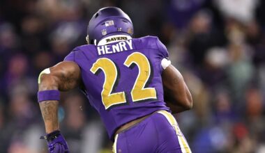 Derrick Henry can become fourth player with seven seasons of 1,000 rushing yards, 10 touchdowns