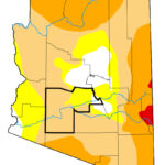 The U.S. Drought Monitor maps shows the impact of Phoenix's wettest fall.