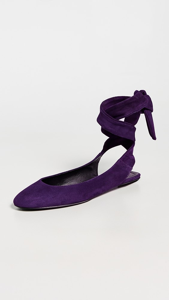 The Attico Cloe Ballerina Flats