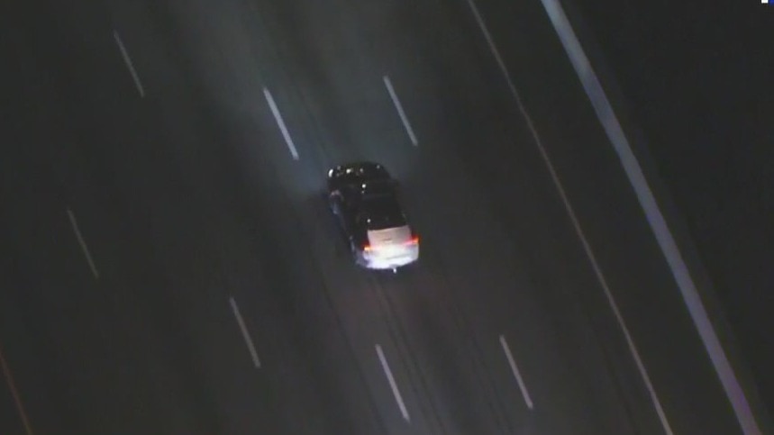 15-minute car chase across Los Angeles