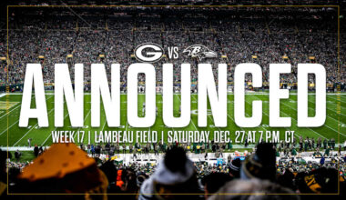 Packers-Ravens set for primetime on Saturday, Dec. 27 - Green Bay Packers – packers.com