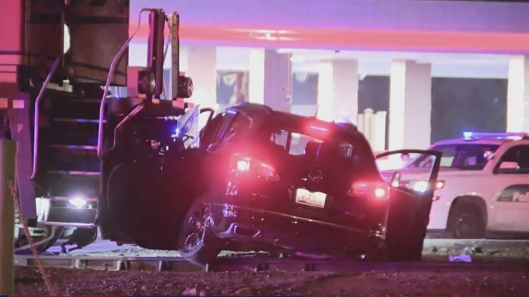 Investigation underway after train collides with car