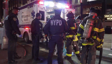 Man found with burns at Times Square subway station in NYC, police say