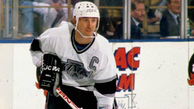 Kings forward Wayne Gretzky