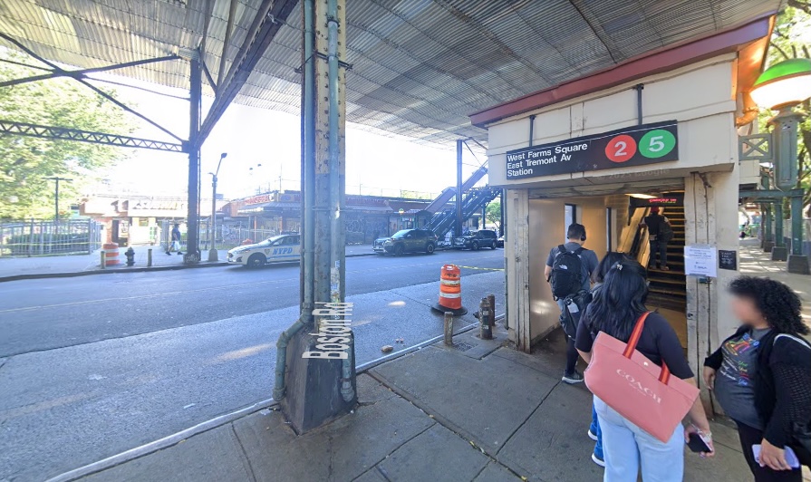 Police responded to a 911 call about an assault at the West Farms Square-East Tremont Avenue station around 4:40 p.m., according to the NYPD.