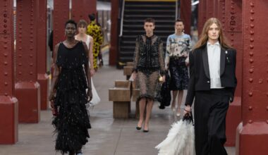 Chanel's new showman stages an ode to NYC with star-packed runway show on a real subway platform