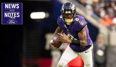 Todd Monken: Lamar Jackson’s Injuries Have ‘Been Hard on Him’