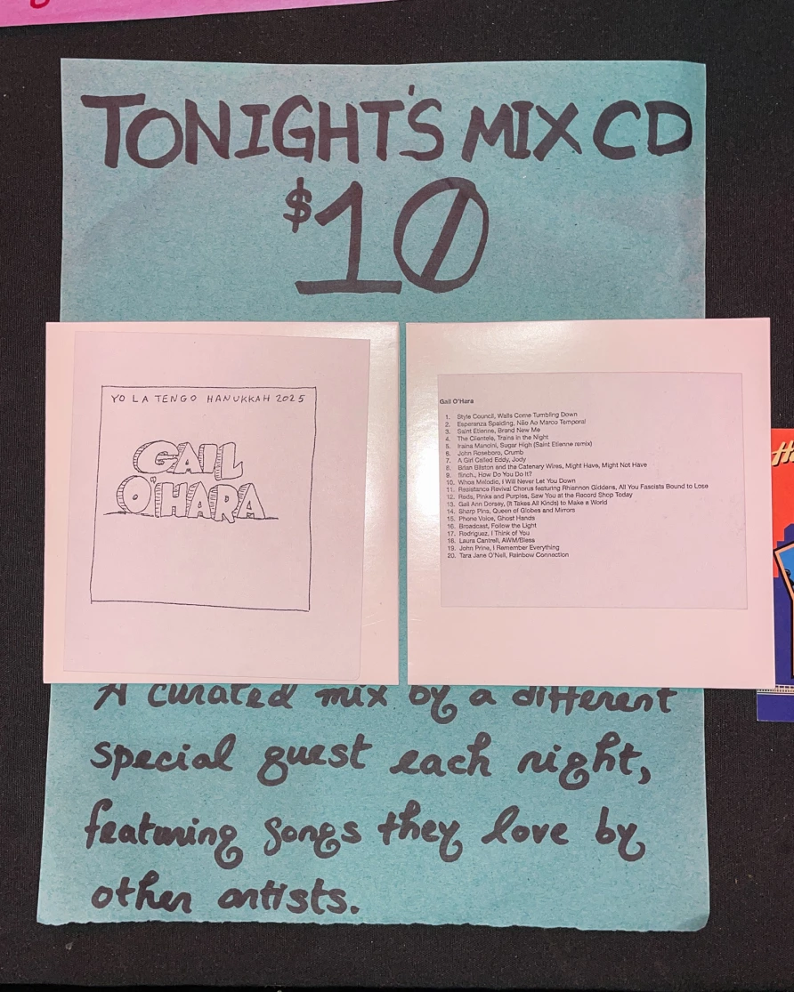 Yo La Tengo at Bowery Ballroom: Hanukkah 2025 night 2