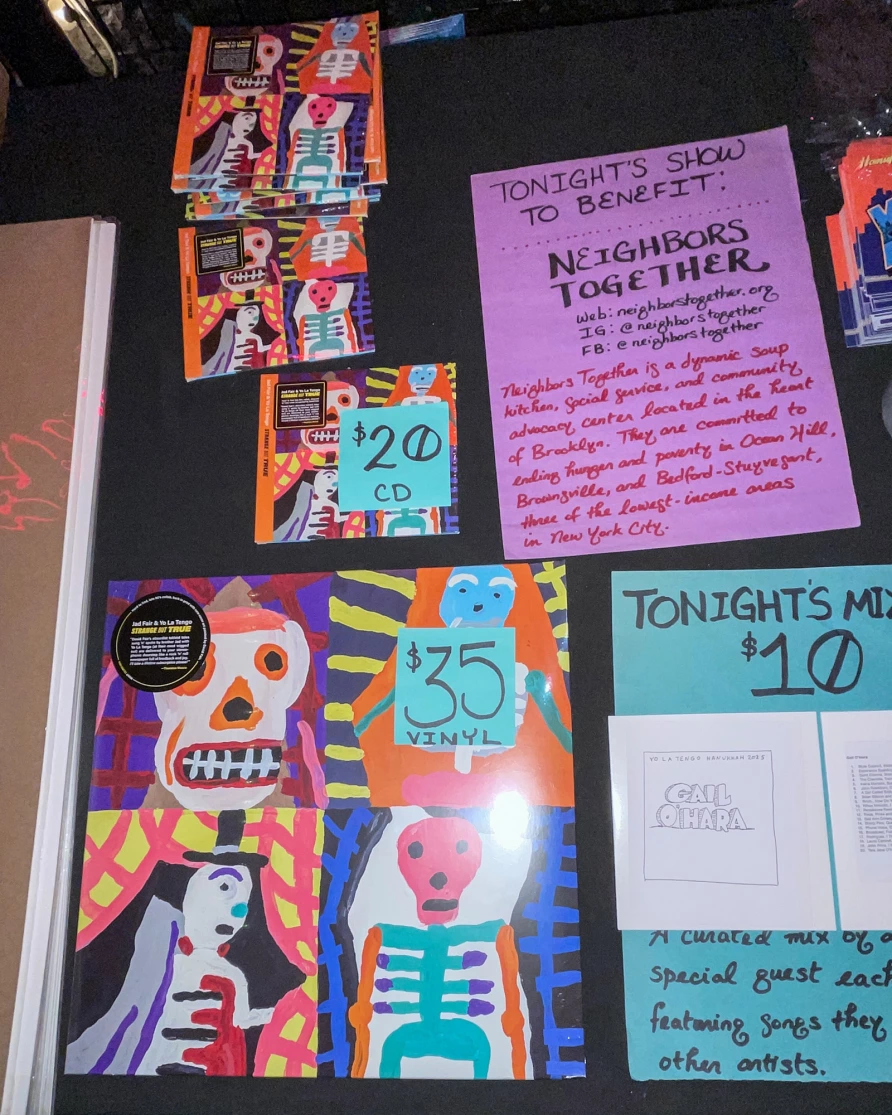 Yo La Tengo at Bowery Ballroom: Hanukkah 2025 night 2