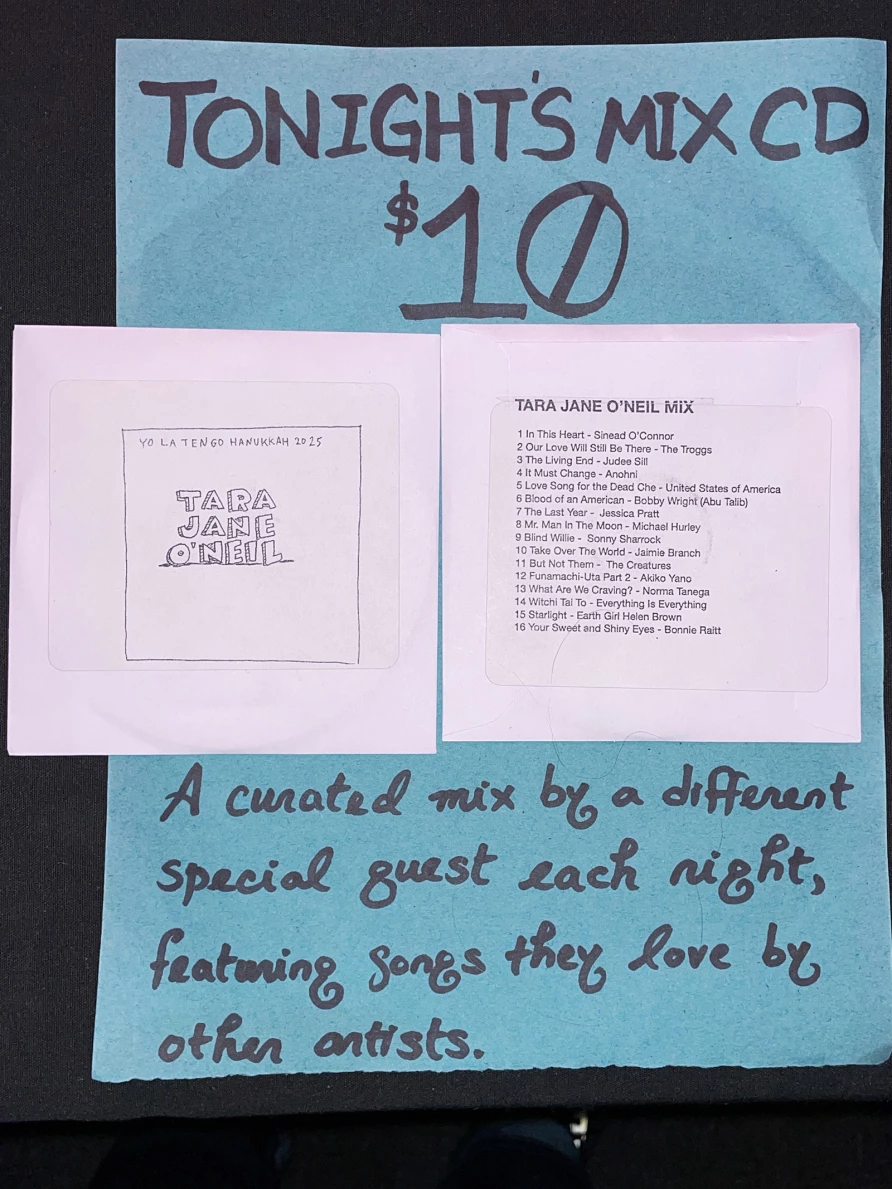 Yo La Tengo at Bowery Ballroom: Hanukkah 2025 night 4