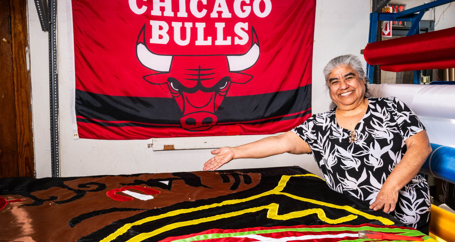 Meet The Immigrant Seamstress Who Has Made Banners For United Center Legends For 40 Years