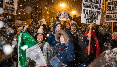 Anti-ICE Protesters Crowd Downtown Streets For General Strike: 'Money Talks'