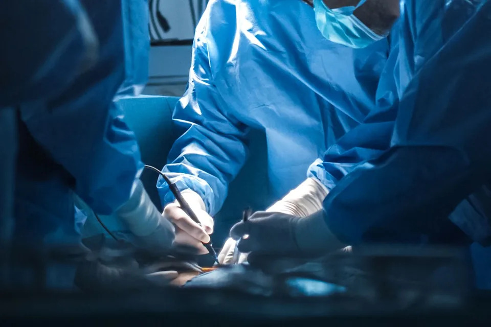 Getty Doctors performing surgery (stock image).