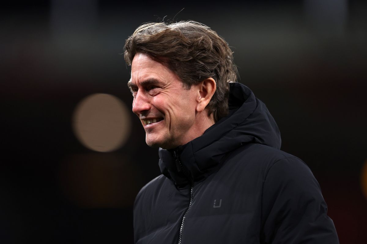 Thomas Frank head coach of Tottenham Hotspur ahead of the Premier League match between Bournemouth and Tottenham Hotspur