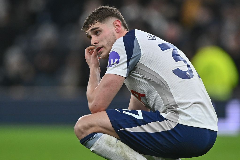 Micky van de Ven of Tottenham Hotspur.